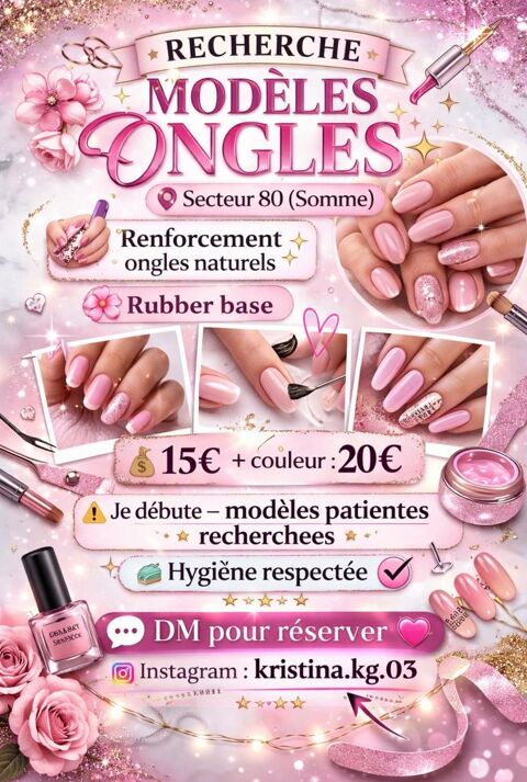 Recherche mod&egrave;les ongles �" secteur 80 0 80120 Vron