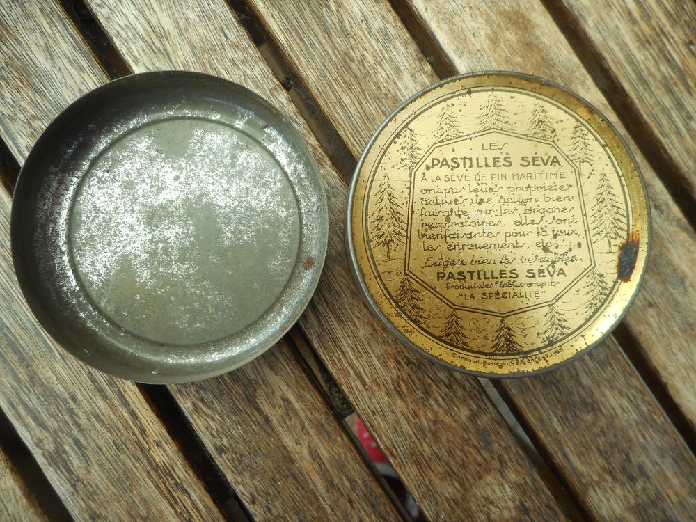 Bo&icirc;te vide de pastilles Seva 