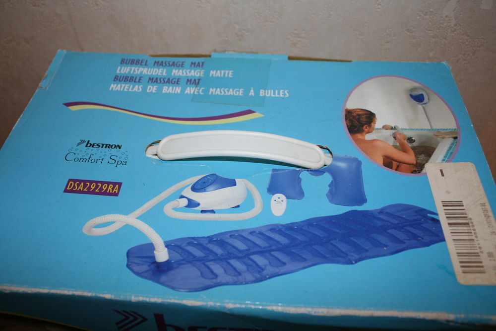 MATELAS DE BAIN AVEC MASSAGE A BULLES de Marque BESTRON Electroménager