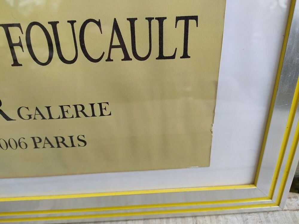 AFFICHE LITHOGRAPHIE NUM&Eacute;ROT&Eacute;E CHAVANON GALERIE KIEFFER 