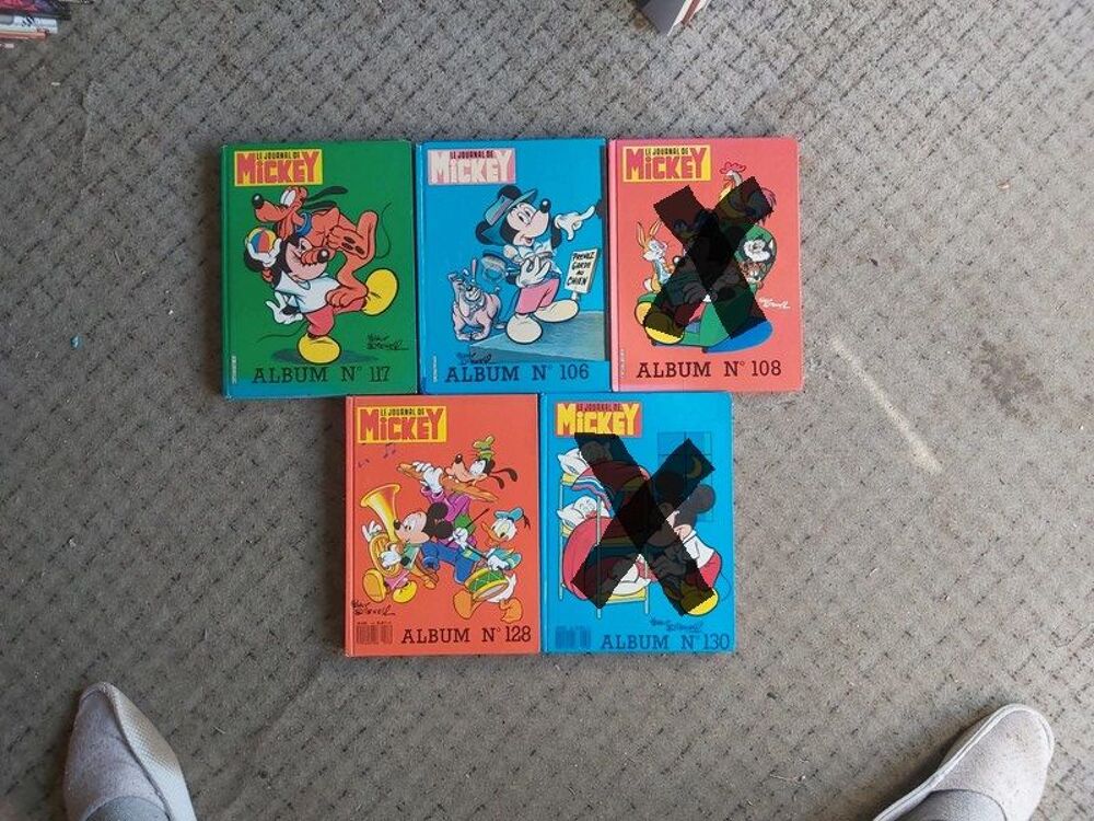 albums de mickey carton&eacute; Livres et BD