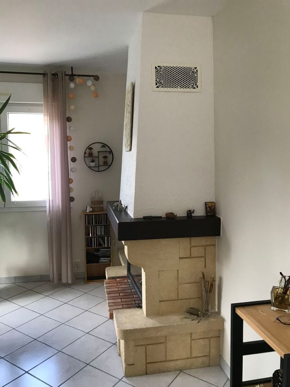 Hotte Chemin&eacute;e d&eacute;corative compl&egrave;te avec &eacute;tag&egrave;res Meubles