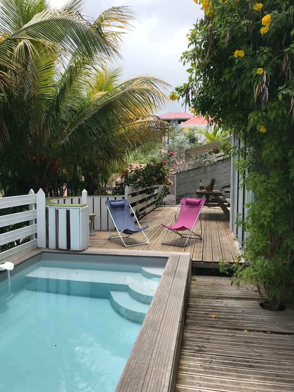Location Appartement T4 meublé avec petite piscine au sel. Les trois-Îlets