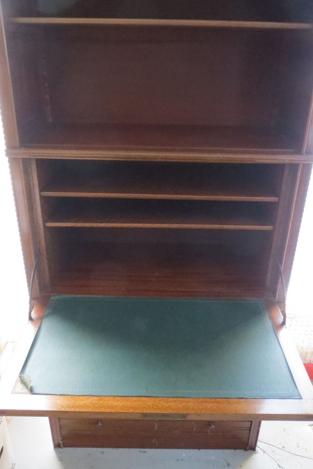 Secr&eacute;taire ann&eacute;es 60 acajou vernis meuble MD (Martin Dupuis) Meubles