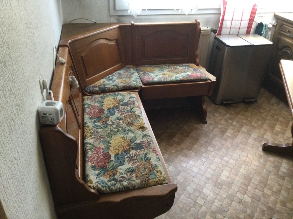 Banquette de coin pour cuisine en bois Meubles
