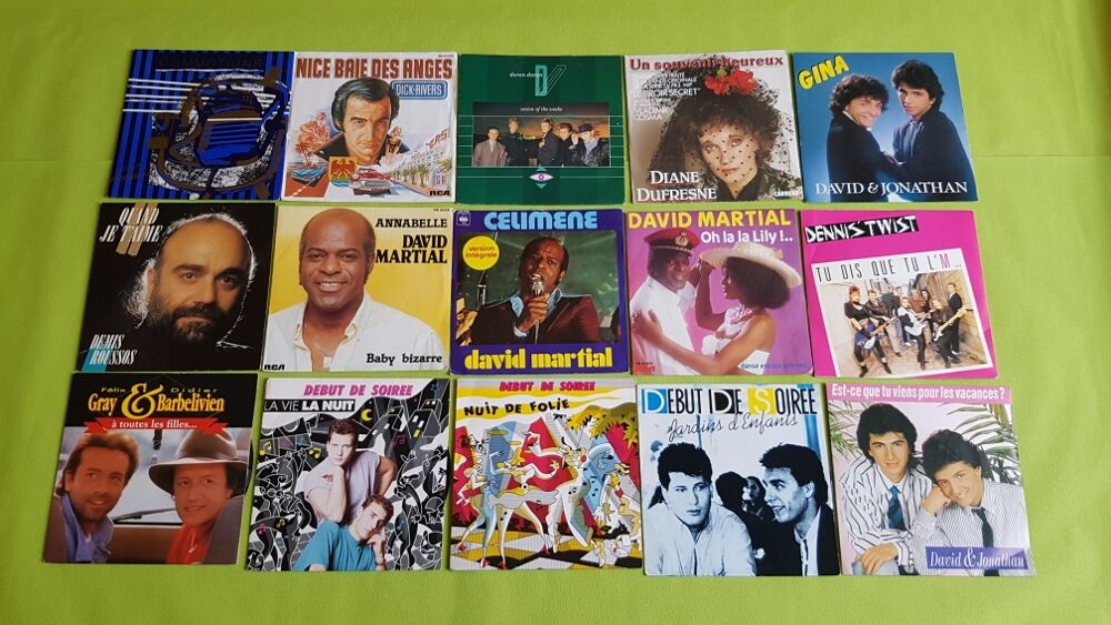 LES 45T PHOTO 19 CD et vinyles