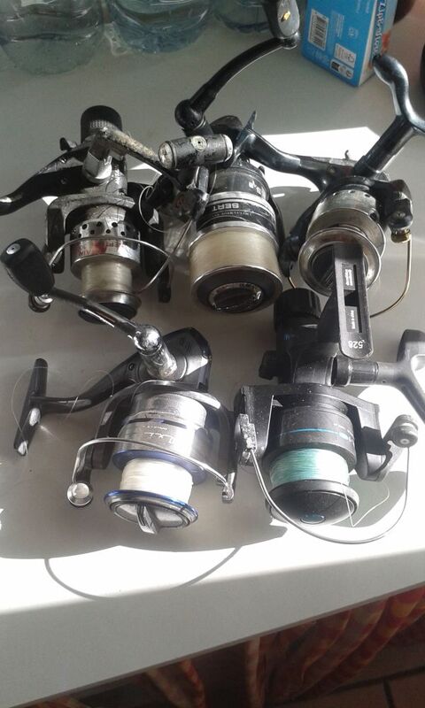 Plusieurs Moulinets p�che BE 40 G�n�rargues (30)