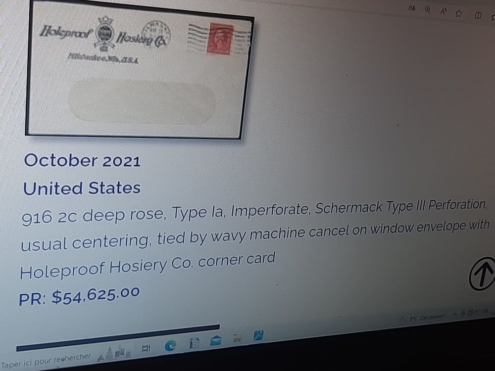Tembres enveloppe encen Top tr&egrave;s rare. 