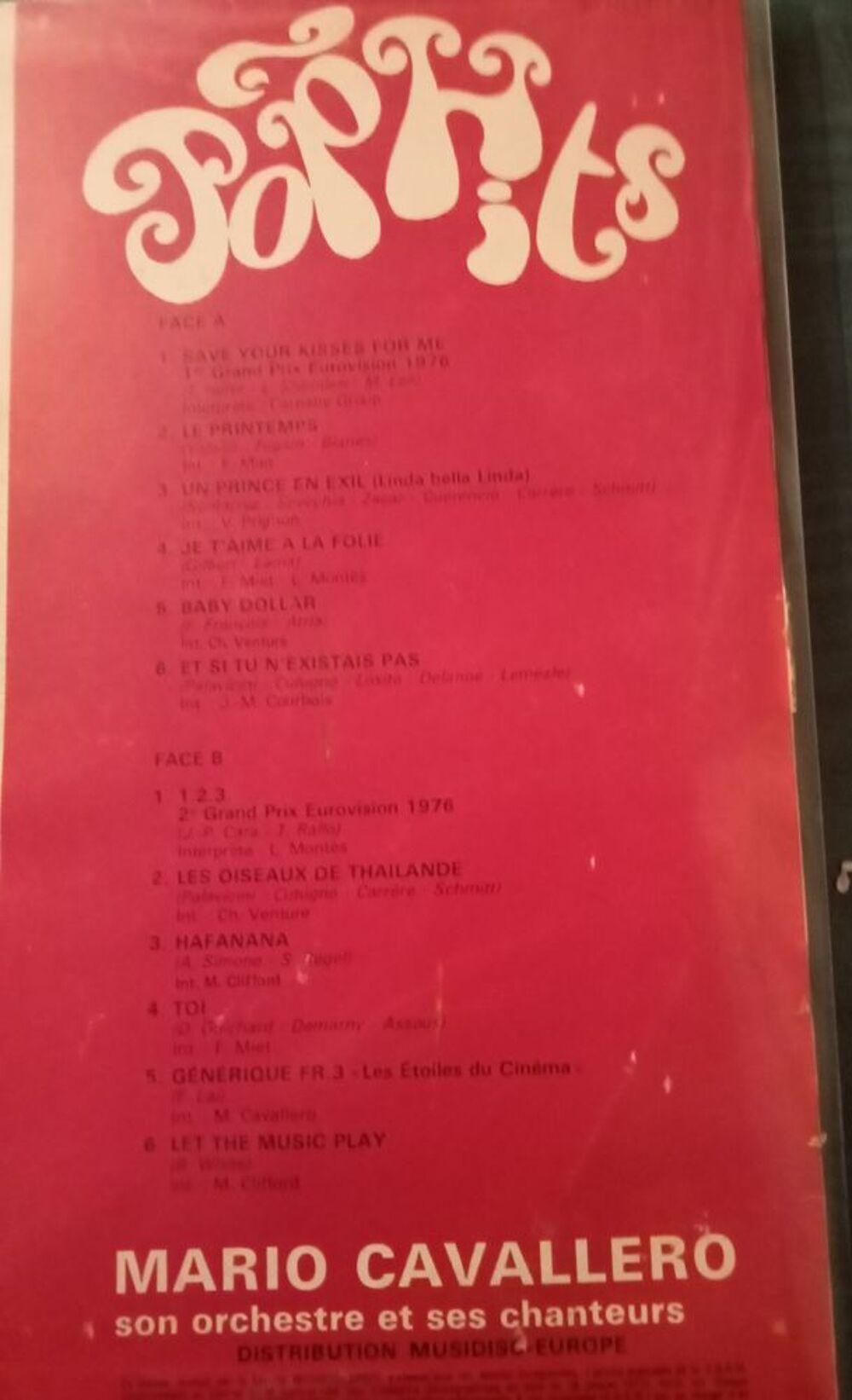 MARIO CAVALLERO / 5 X DISQUES 33 TOURS CD et vinyles