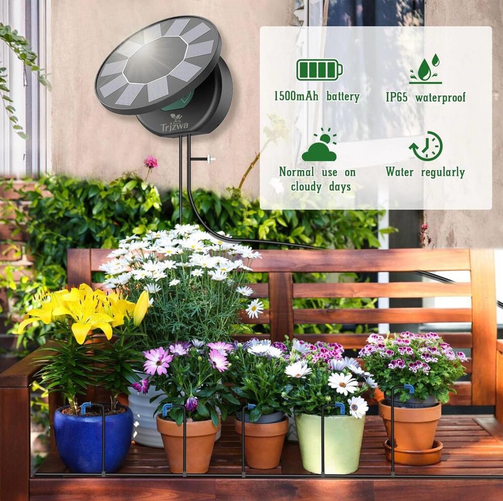 Kit Arrosage Automatique pour Int&eacute;rieur et Exterieur Balcon Jardin