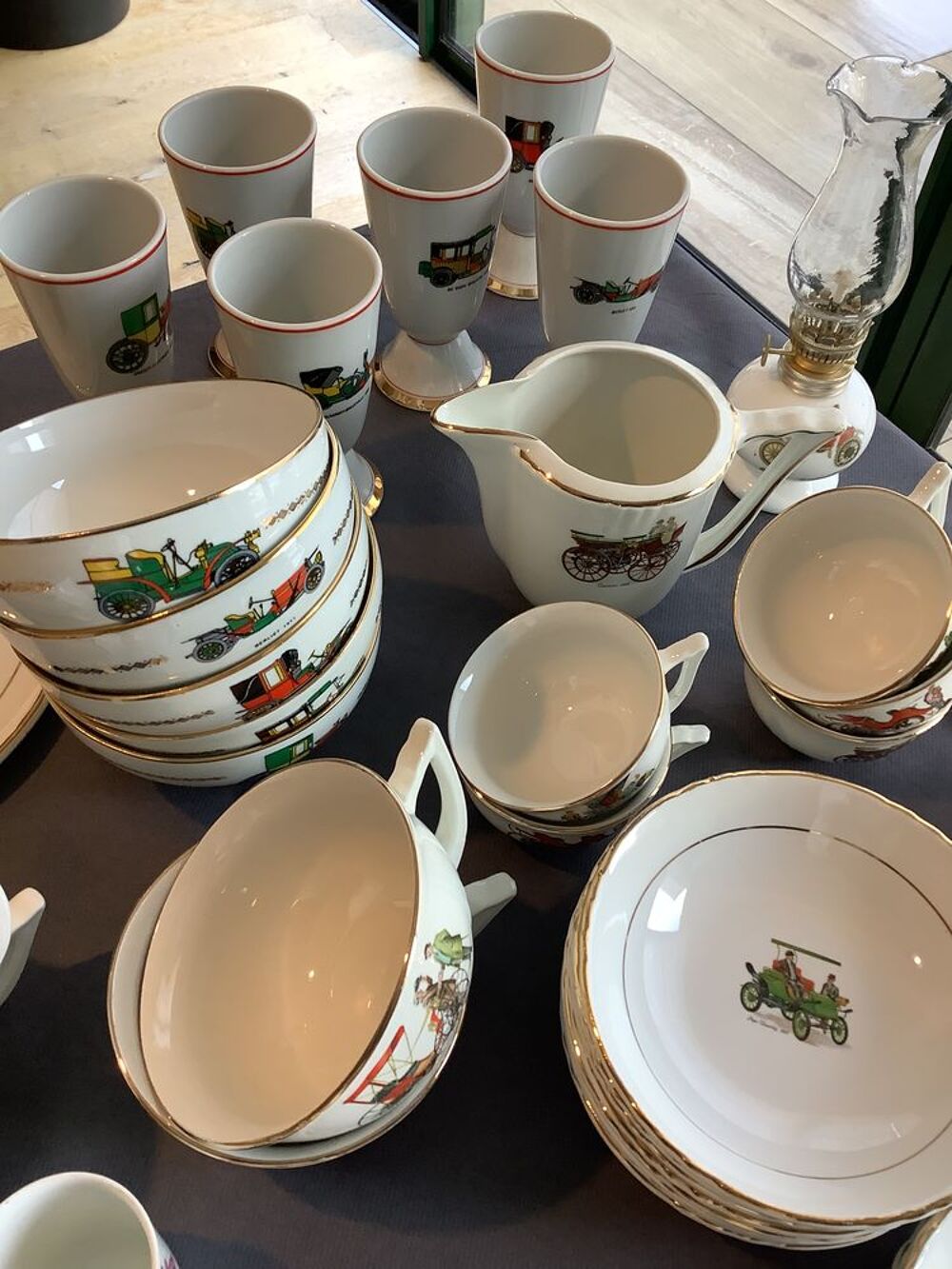 Ancien service de vaisselle "&nbsp;Vieux Tacots&nbsp;" Cuisine