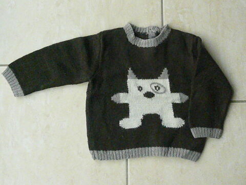 Pull marron 6 mois 5 Franqueville-Saint-Pierre (76)