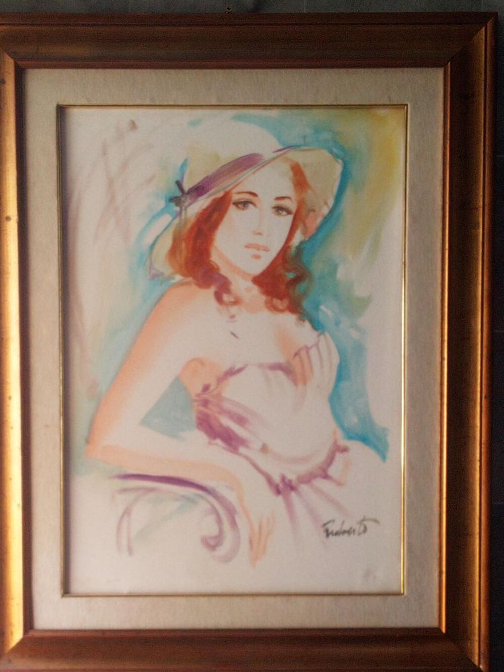 TABLEAU PEINTURE ITALIEN 