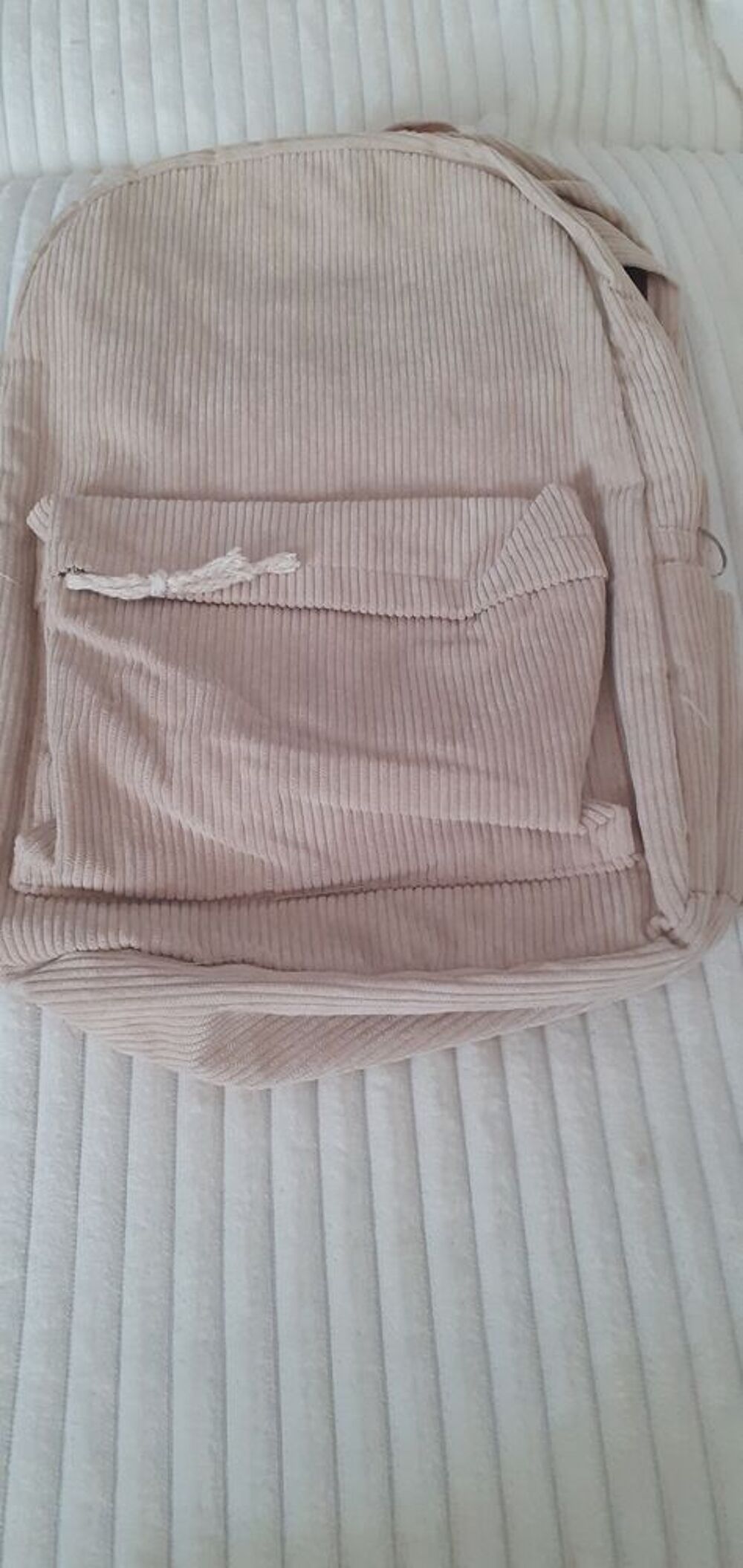 Sac &agrave; dos en velours Maroquinerie