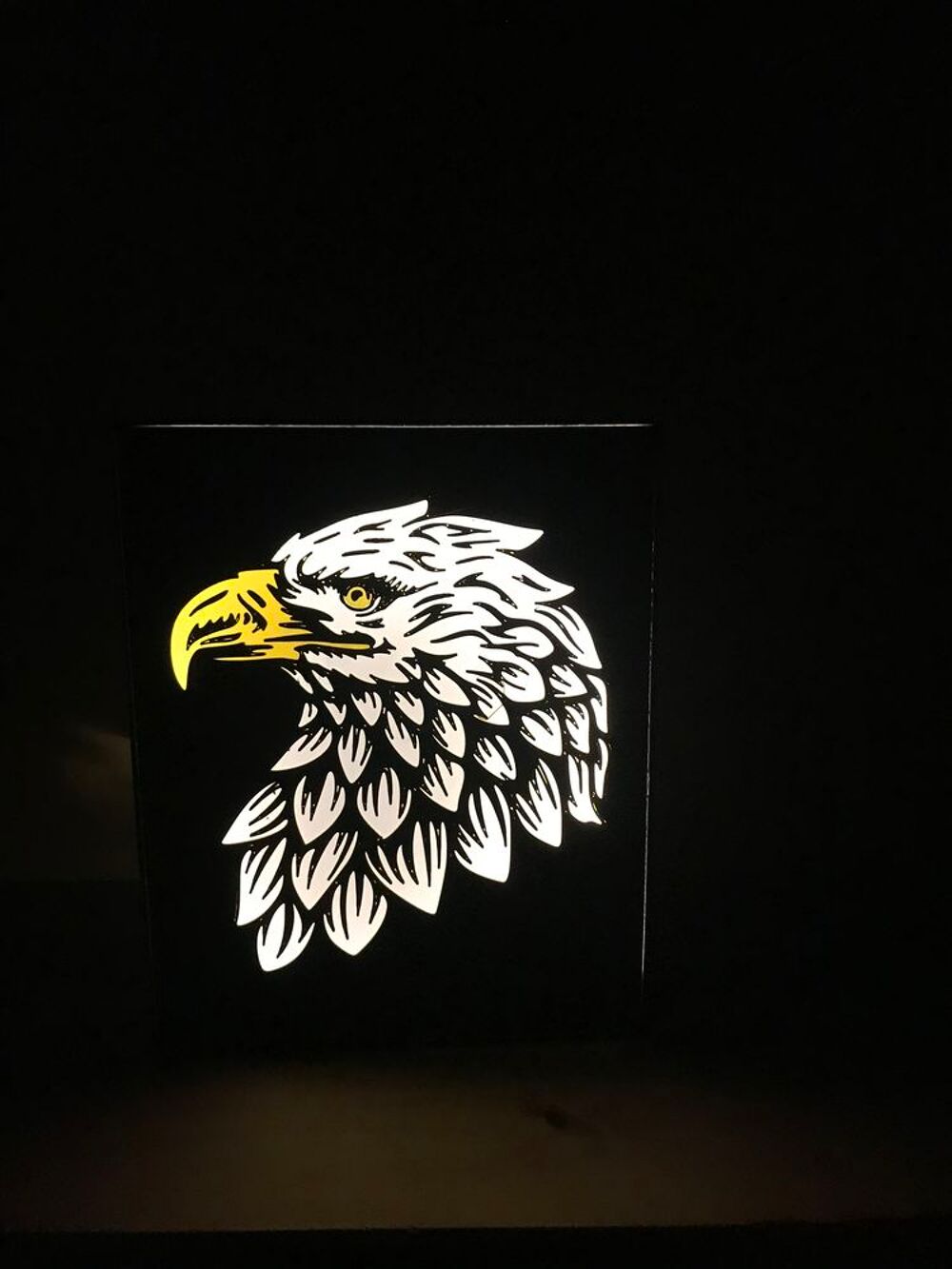 lampe AIGLE eclairage leds &agrave; piles Décoration