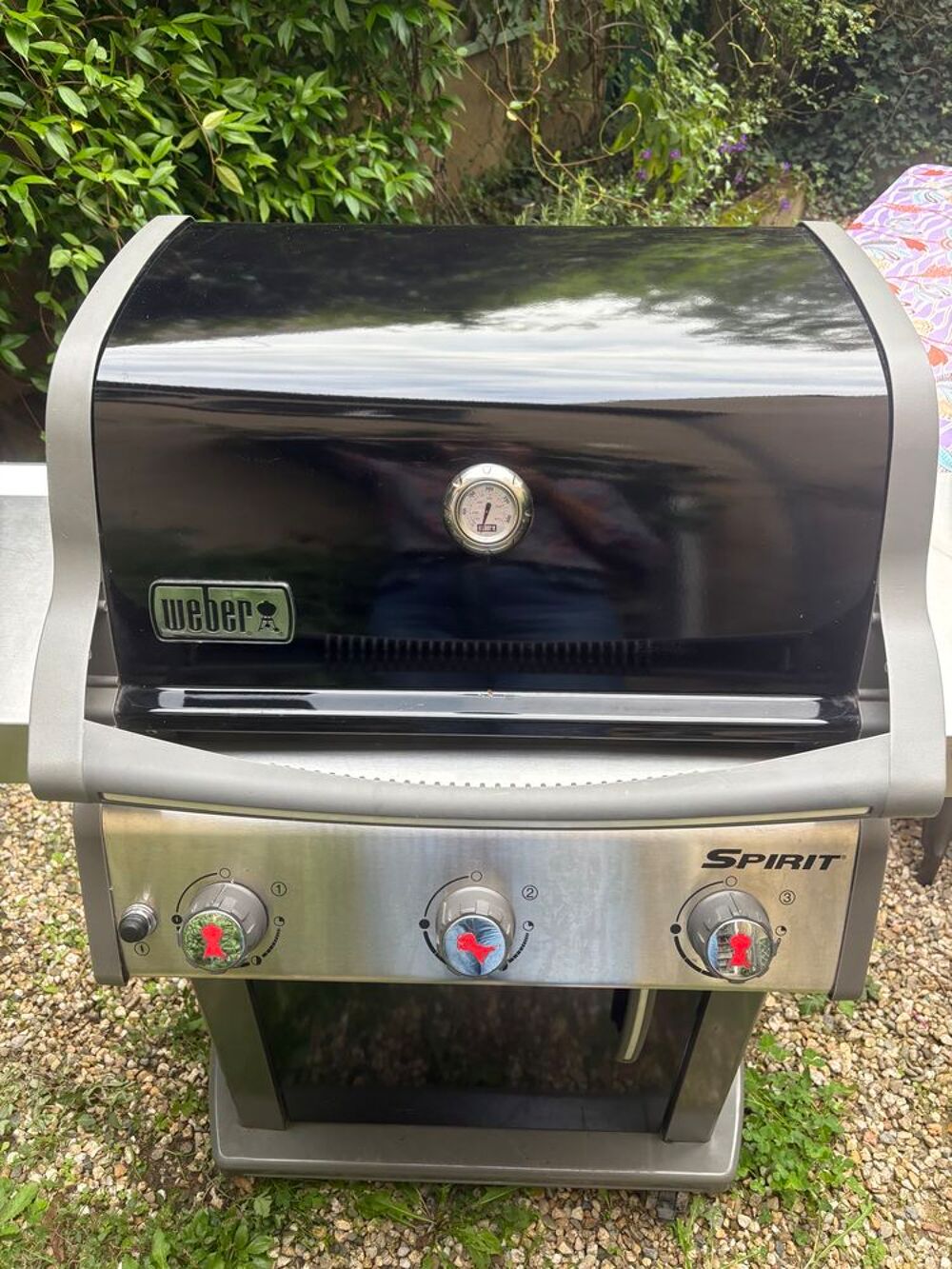 Barbecue &agrave; gaz Weber Jardin