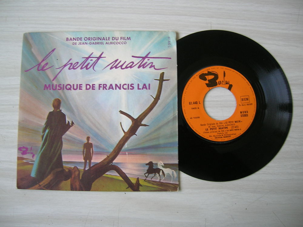 45 TOURS FRANCIS LAI Le Petit Matin - Musique du film CD et vinyles