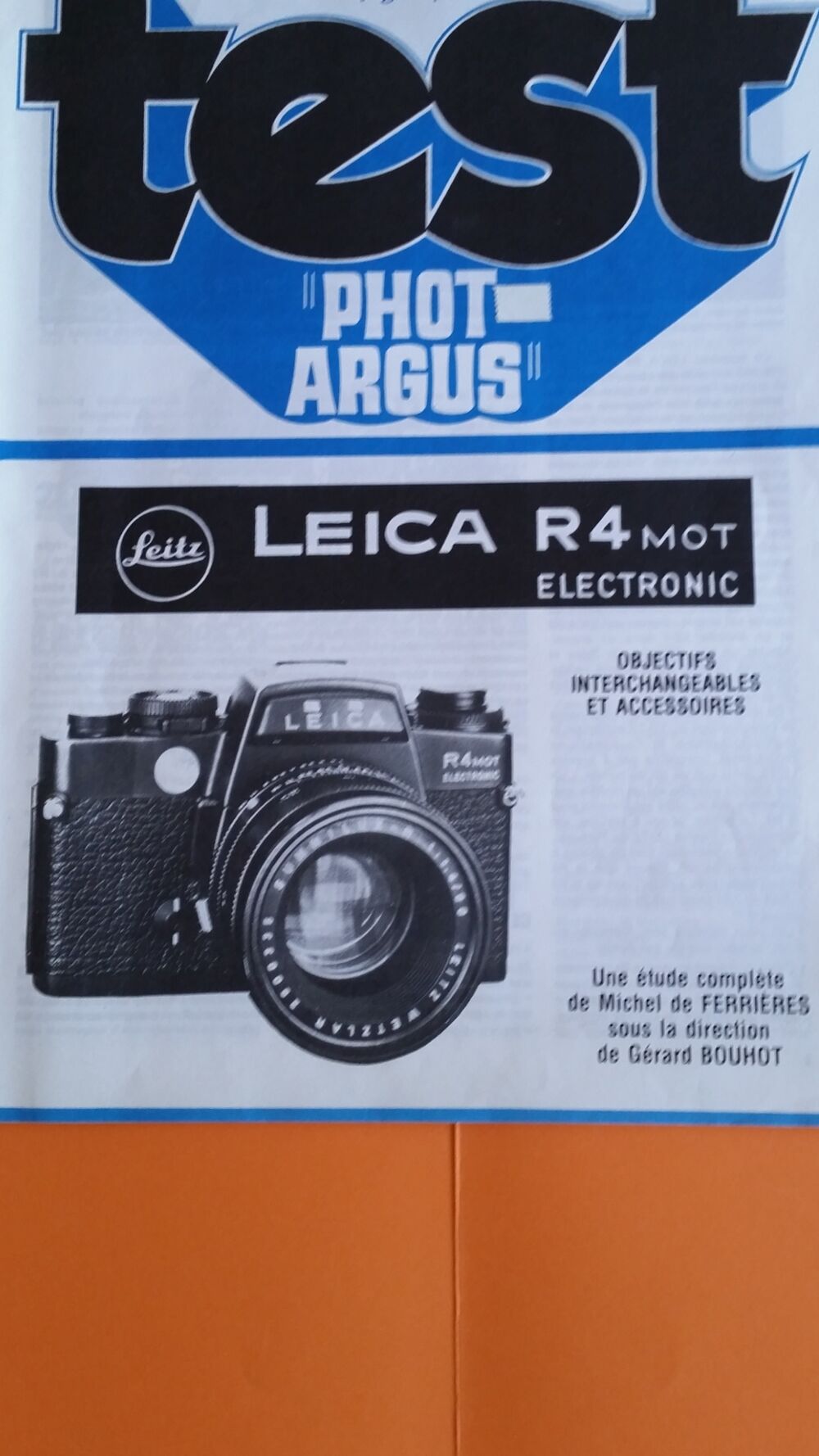 R4 DE LEICA Photos/Video/TV