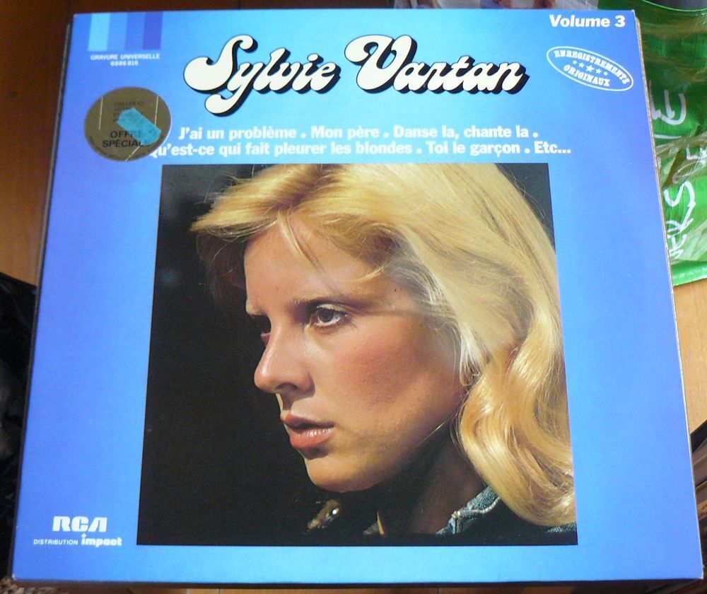 Sylvie VARTAN : Volume 3 - RCA 6886 816 - France - 1978 CD et vinyles