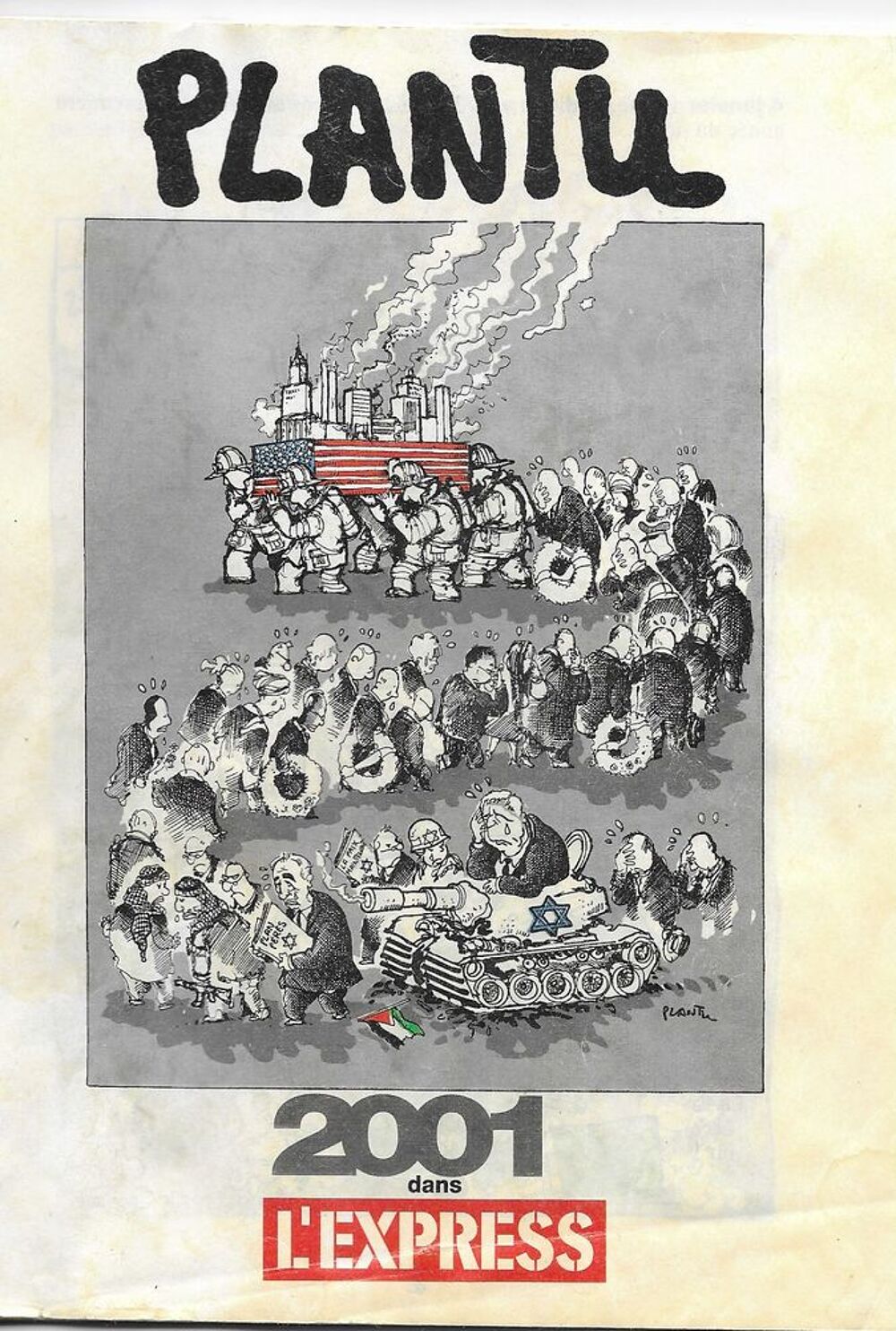 livre , humour de plantu de l'express 2001 Livres et BD