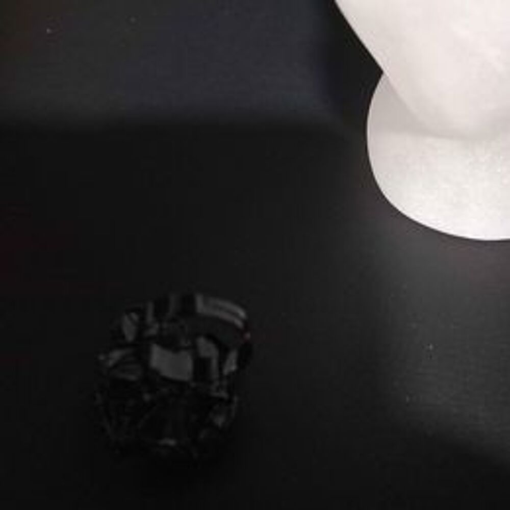 Bague noir avec strass Bijoux et montres