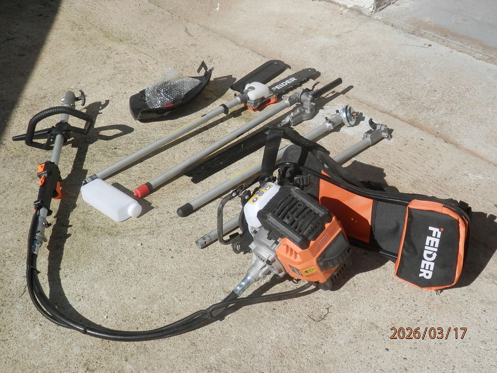 OUTIL MULTI FONCTION THERMIQUE MOTEUR 2 TEMPS Jardin