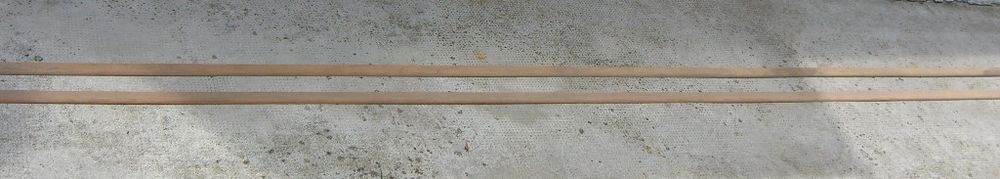 Champlats sapin bords arrondis 6 x 28 (lot de 2) Bricolage