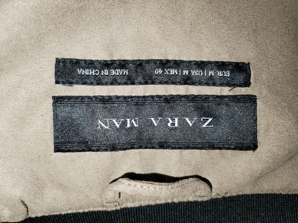 Blouson ZARA daim Taille M Vêtements
