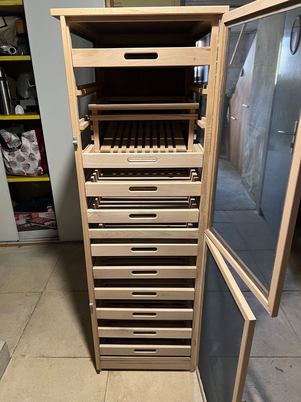 L&eacute;gumier/fruitier en bois de h&ecirc;tre Meubles