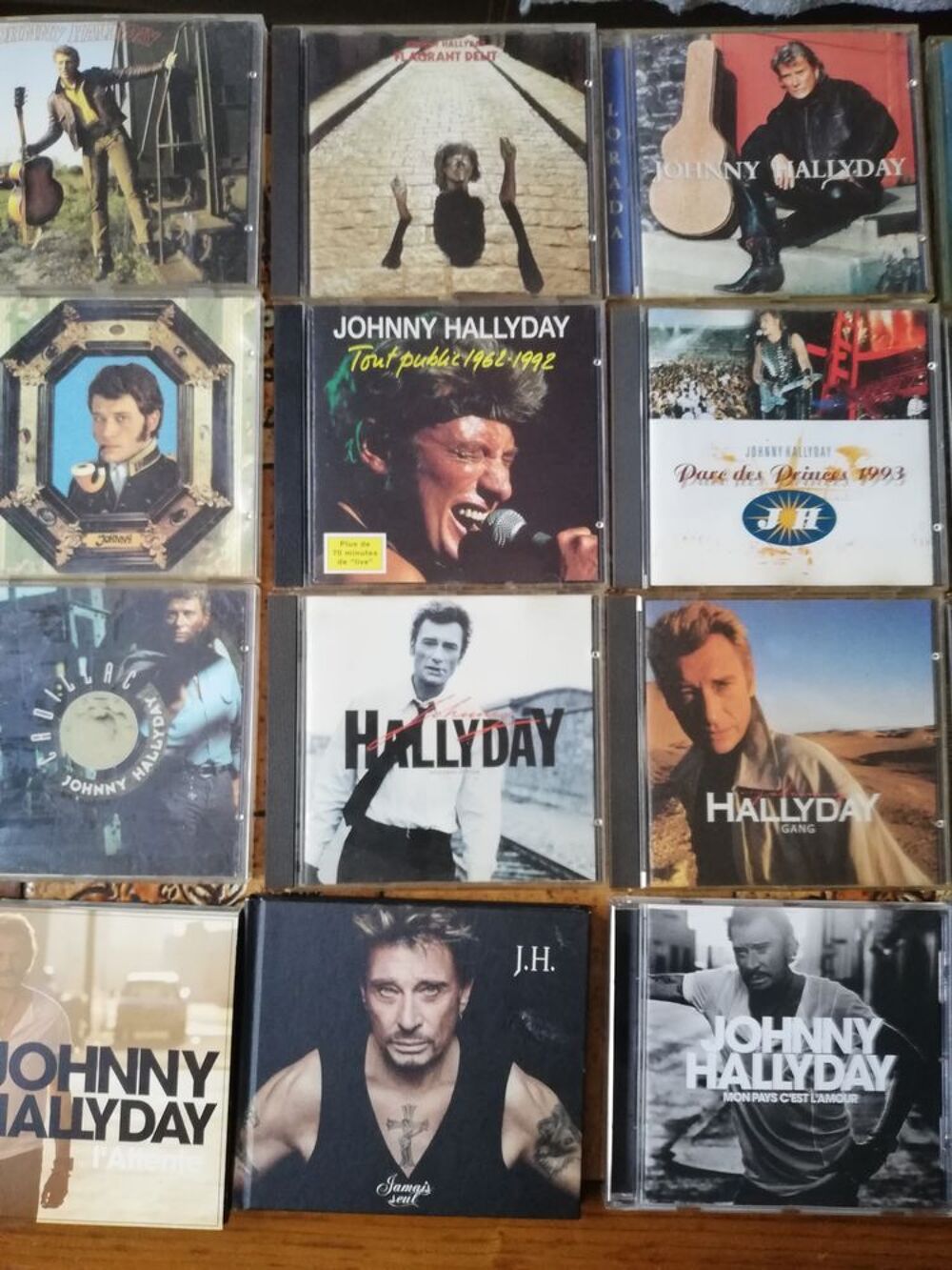 collection de johnny hallyday CD et vinyles