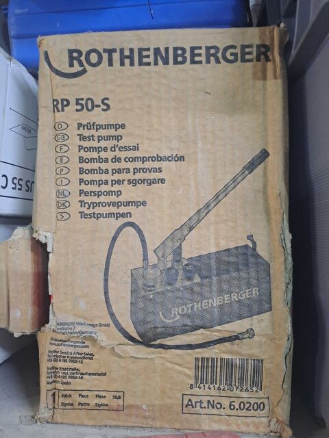 Pompe d'essai ROTHENBERGER 150 Ormesson-sur-Marne (94)