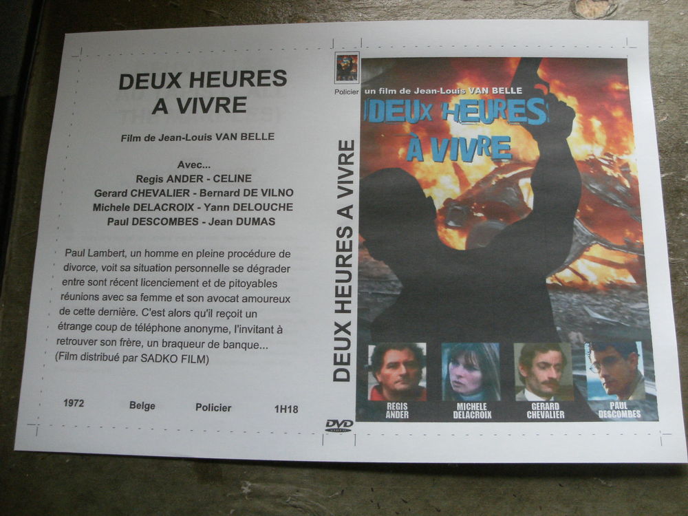 Film : " Deux heures a vivre " DVD et blu-ray