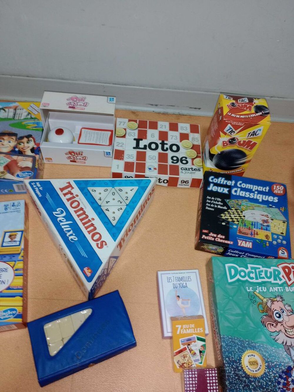 Lot complet de jeux de soci&eacute;t&eacute; neuf Jeux / jouets
