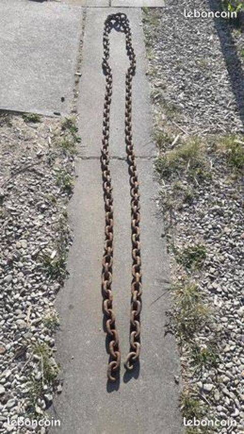 Ancienne cha�ne en acier forg�. 16 Flers-en-Escrebieux (59)