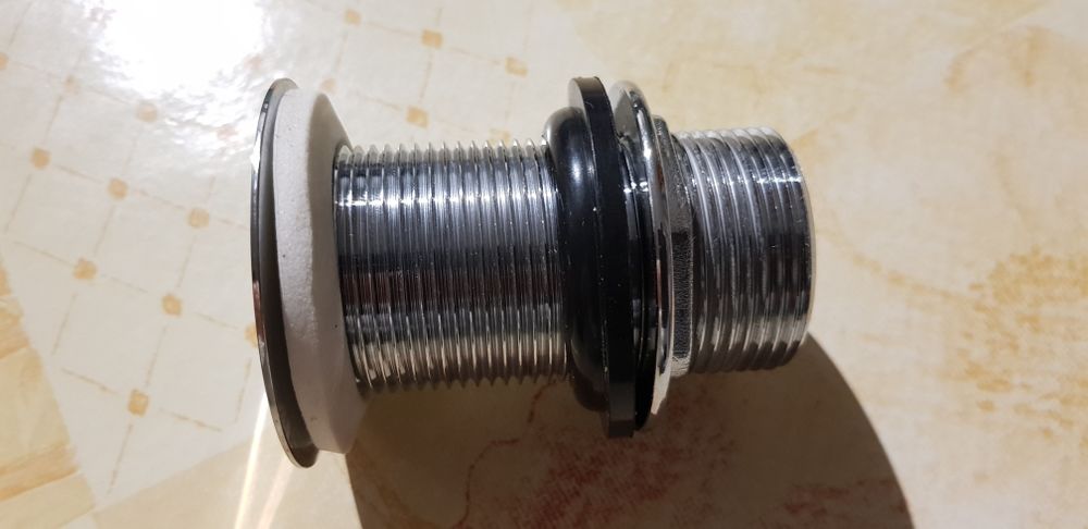 bonde lavabo &agrave; grille en laiton Chrom&eacute; Bricolage