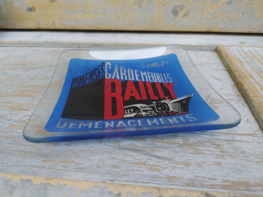 Cendrier Publicitaire Garde Meubles D&eacute;m&eacute;nagements Bailly 