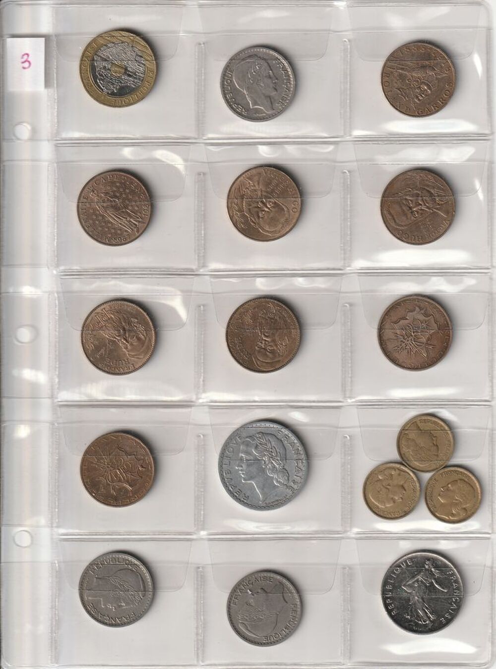 Pi&egrave;ces de monnaie de collection 