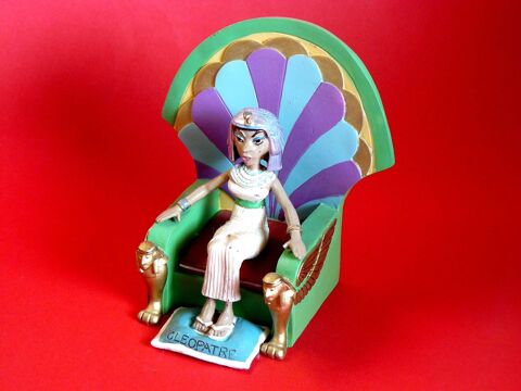 Figurine Cl�op�tre sur son tr�ne - Plastoy - Atlas - 2000 14 Argenteuil (95)