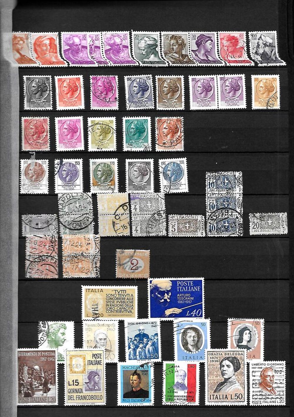 Timbres d'ITALIE 