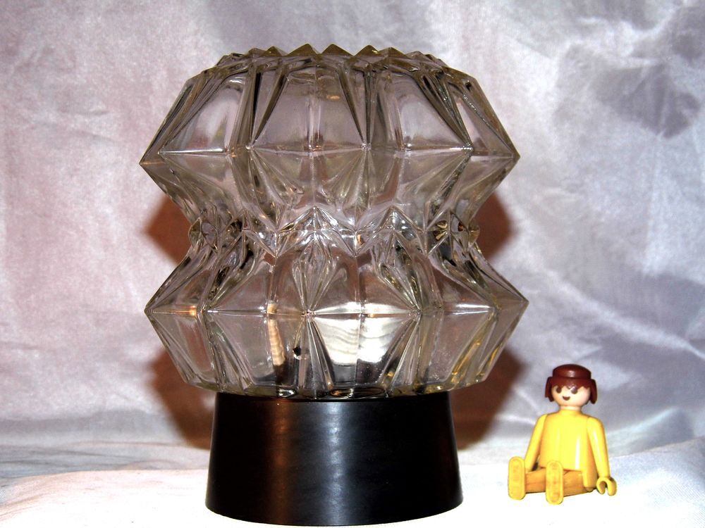 Plafonnier vintage lustre scandinave retro bakelite luminaire ann&eacute;es 60 Décoration