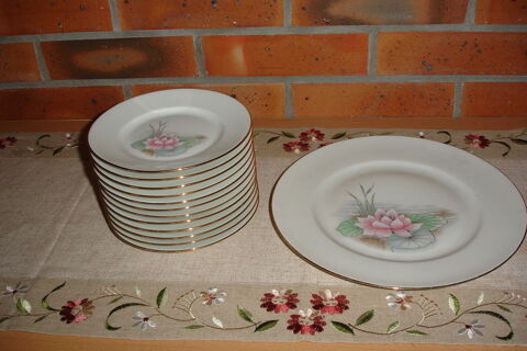 SERVICE A DESSERT PORCELAINE DE LIMOGES SERIE PRESTIGE ROYAL 70 Challans (85)