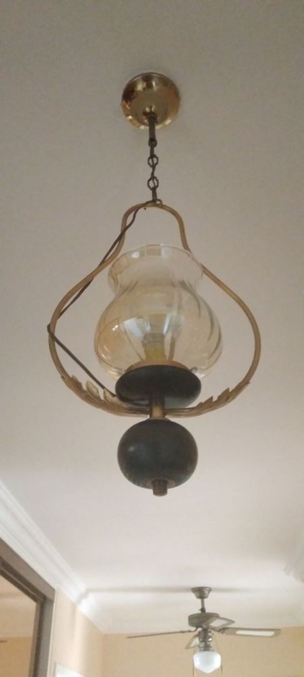 Lustre bois Décoration