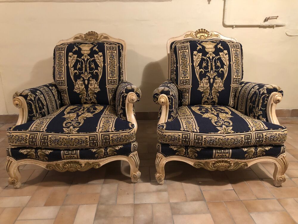 Canap&eacute; et fauteuils Louis XV Meubles