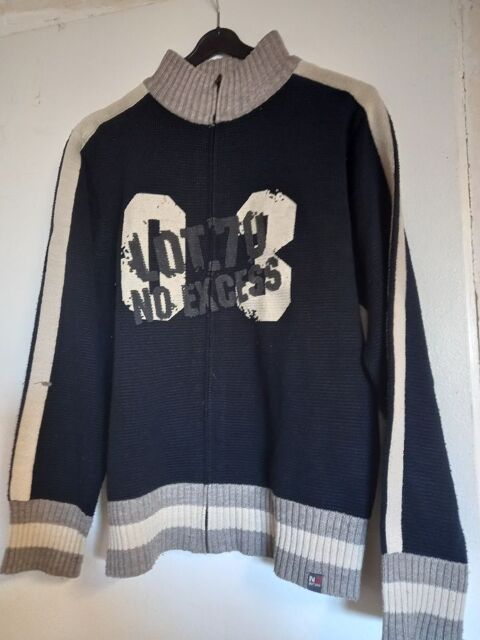 Gilet zip  bleu marine homme marque No excess  taille S 5 Villiers (86)