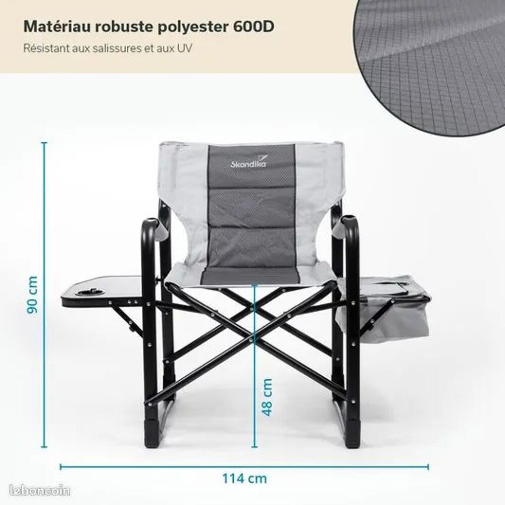 Chaises pliantes camping ou p&ecirc;che Sports