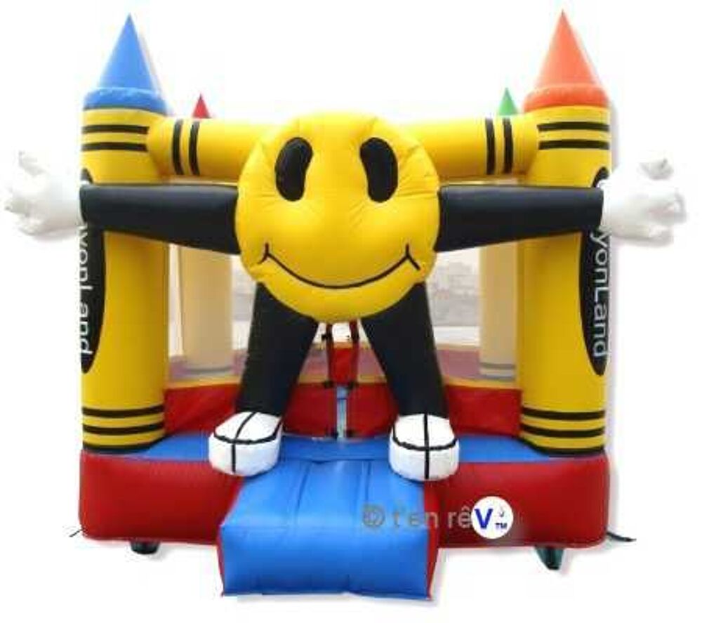 petit ch&acirc;teau gonflable 3x3 m&egrave;tres soufflerie 1500 w Jeux / jouets
