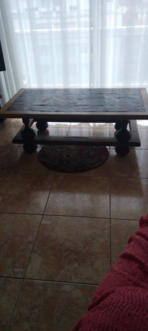Table basse pierre et bois 160 Dijon (21)