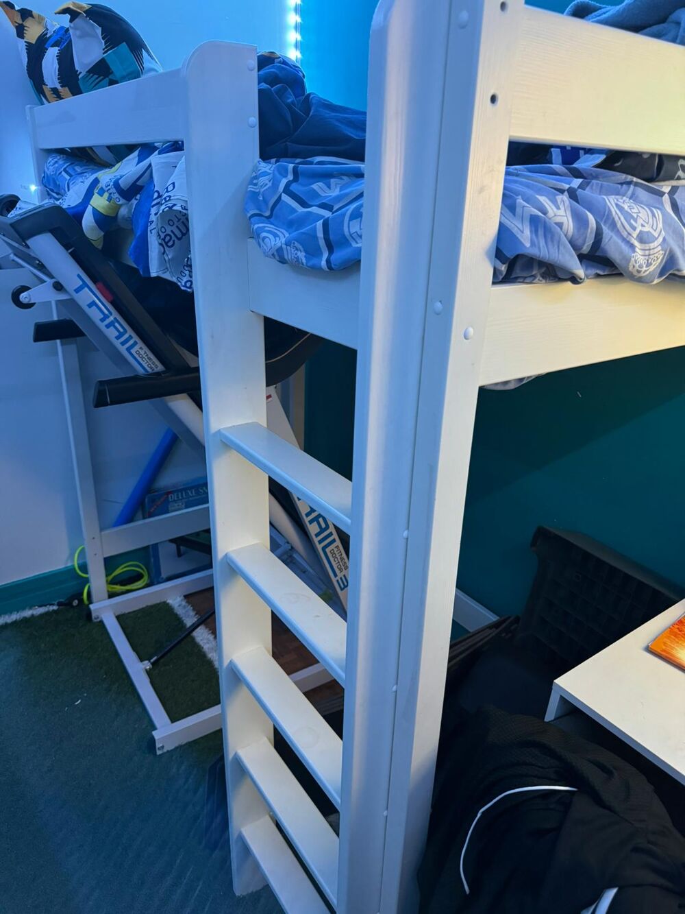 Lit mezzanine Enfant blanc Meubles