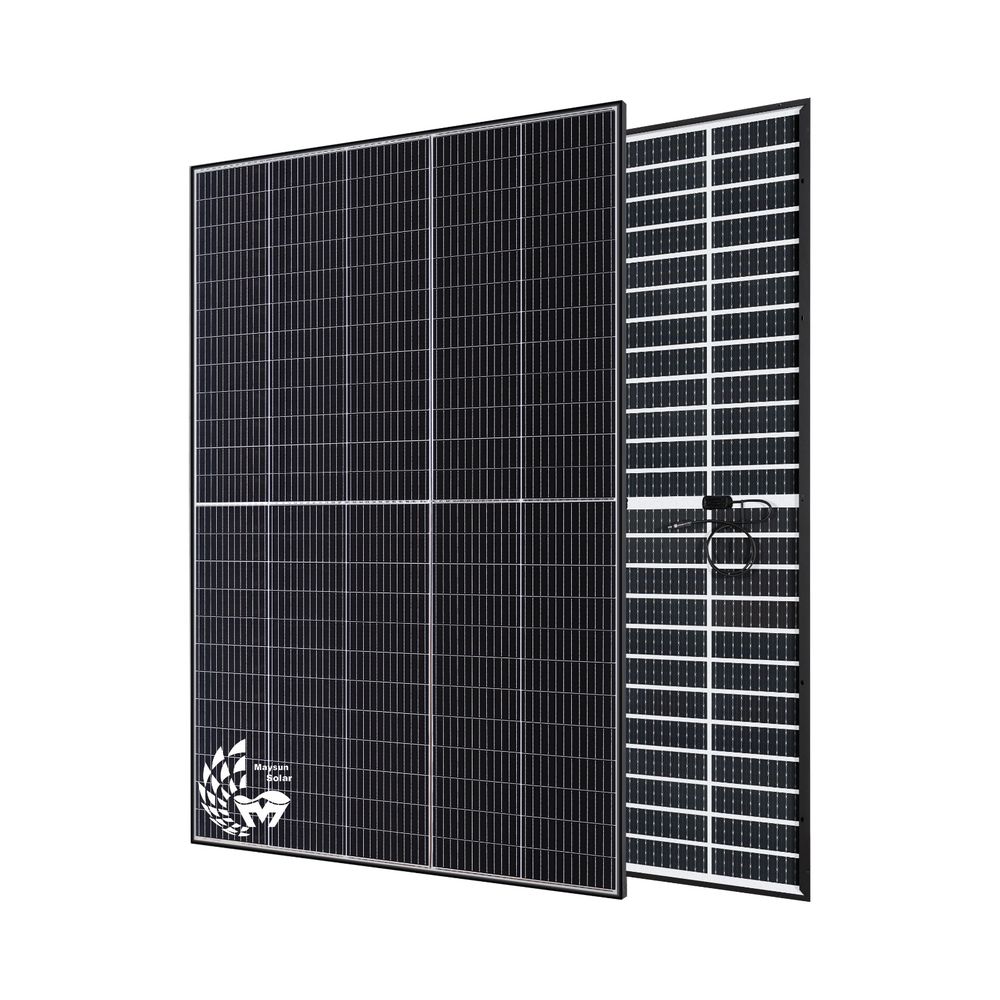 Panneau solaire bifacial TwiSun 410W avec cadre noir Jardin