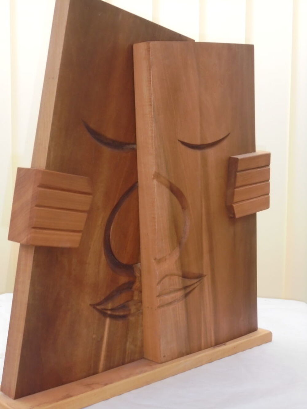 Sculpture bois (Ht :54 cm ;L :51 cm ; l:10 cm ) Décoration